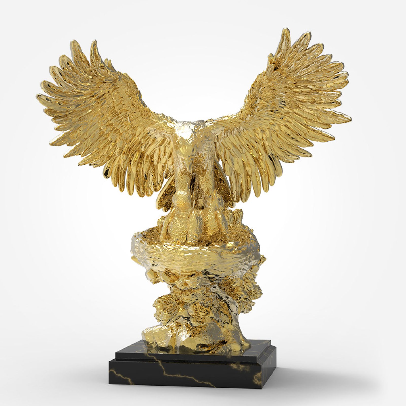 Golden sculpture  ANATOLIOS | Natalis Luxus